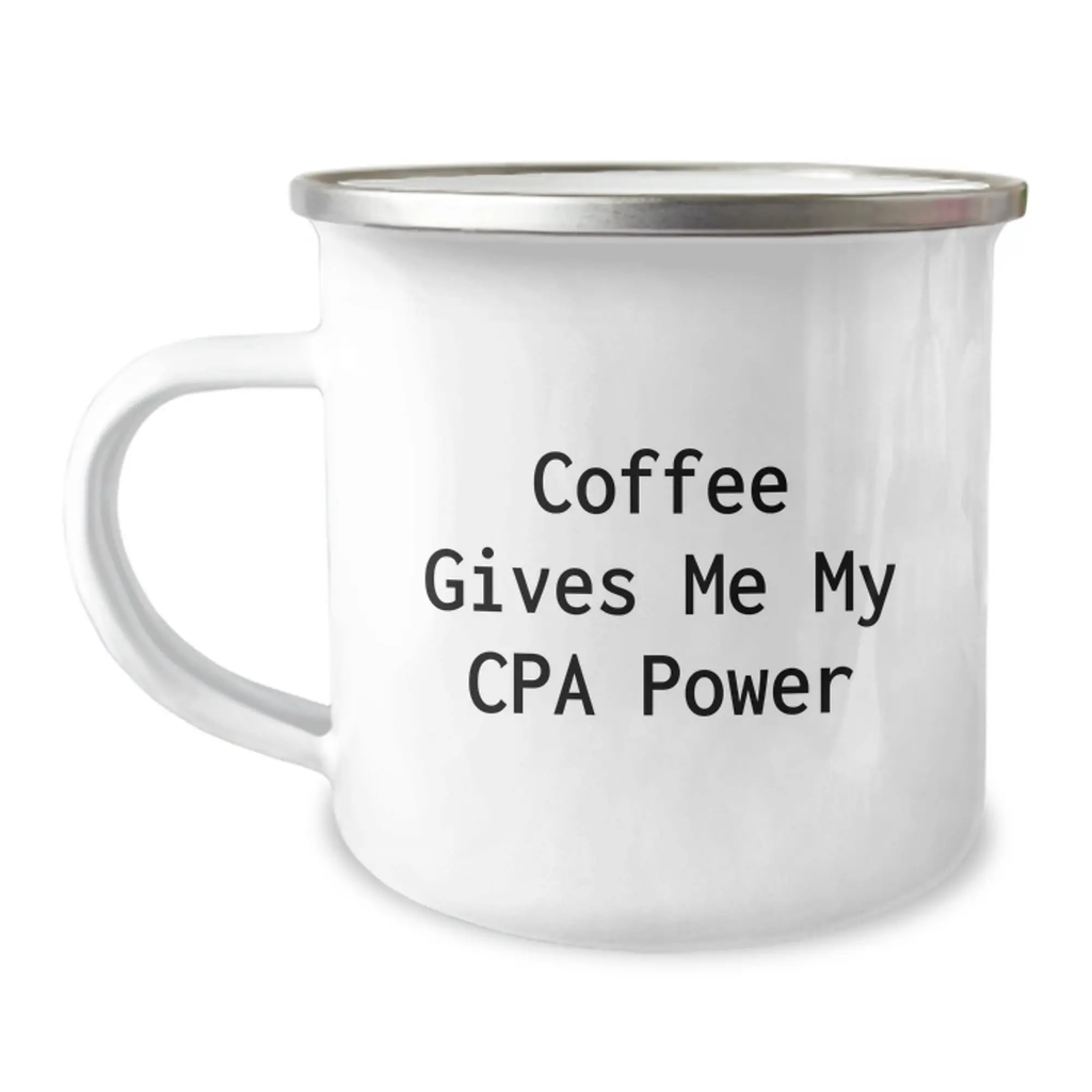 Funny CPA Gifts for Men, Women, Friends, Coworkers, Family - Coffee Gives Me My Cpa Power Graduation Unique Gifts from Friends, Family, Coworkers to CPA - Image 1