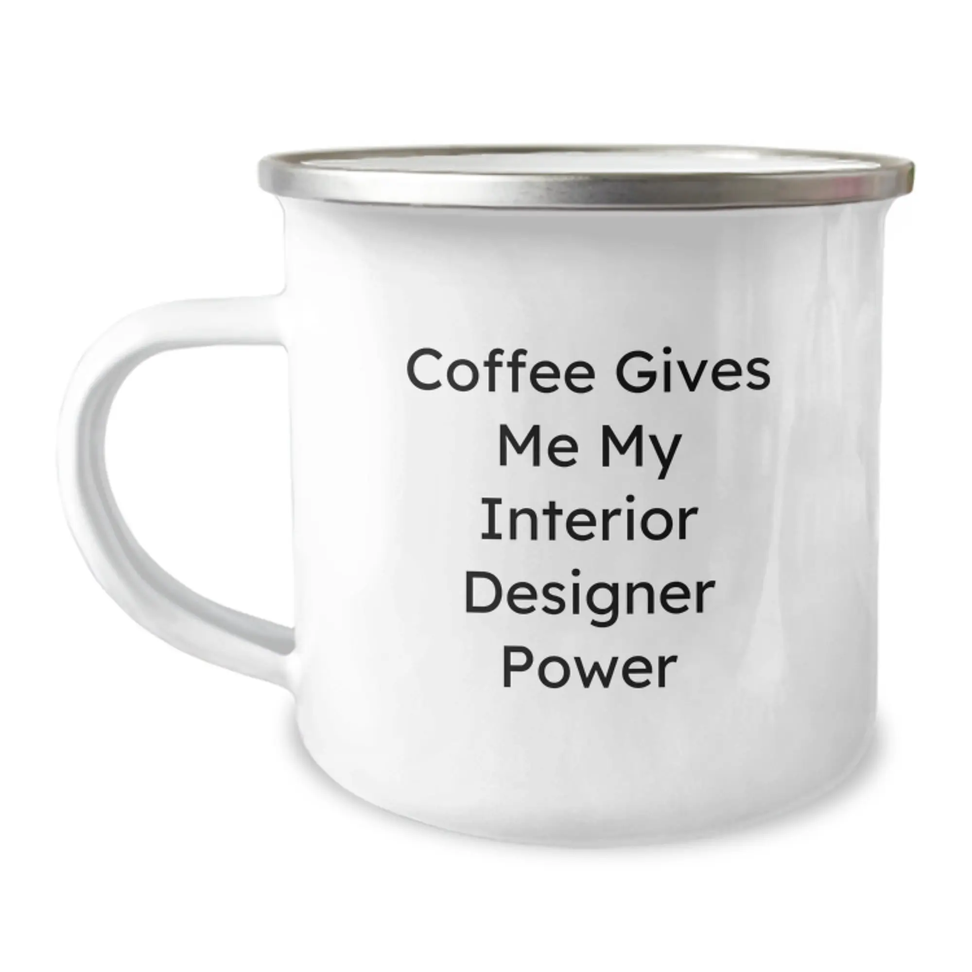 Funny Interior Designer Gifts from Family for Graduation Unique Mugs with Coffee Gives Me My Power - Image 1