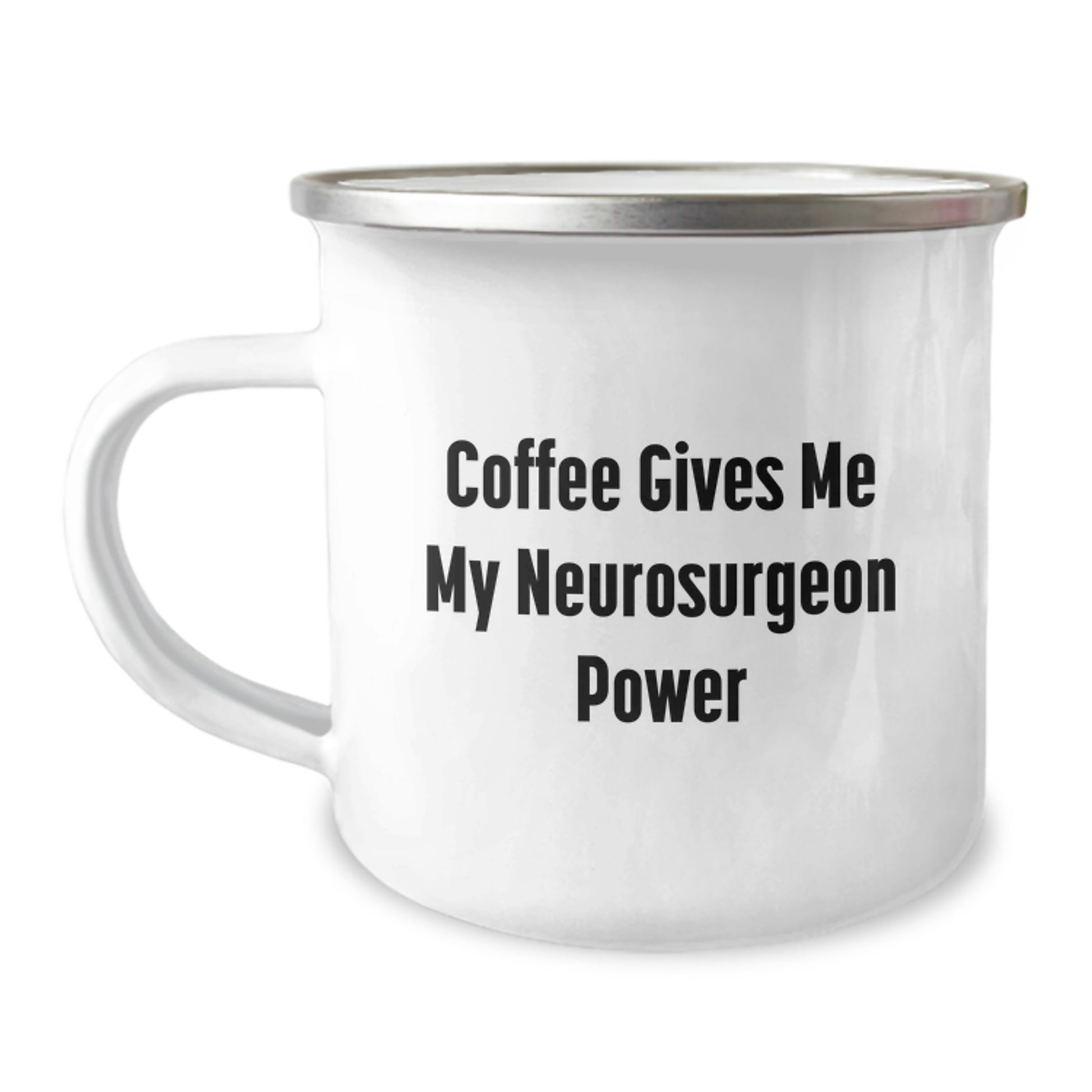 Funny Neurosurgeon Gifts from Men, Women, Friends to Their Favorite Neurosurgeon - Christmas Unique Mugs with Coffee Gives Me My Neurosurgeon Power - Image 1