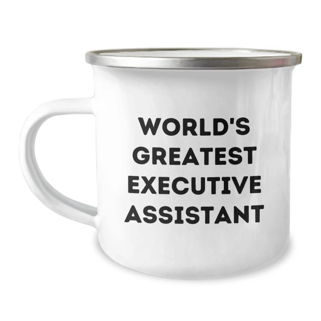 Funny Executive Assistant Gifts from Men to Women World's Greatest Executive Assistant Camping Mugs for Mother's Day Unique Gifts - Image 1