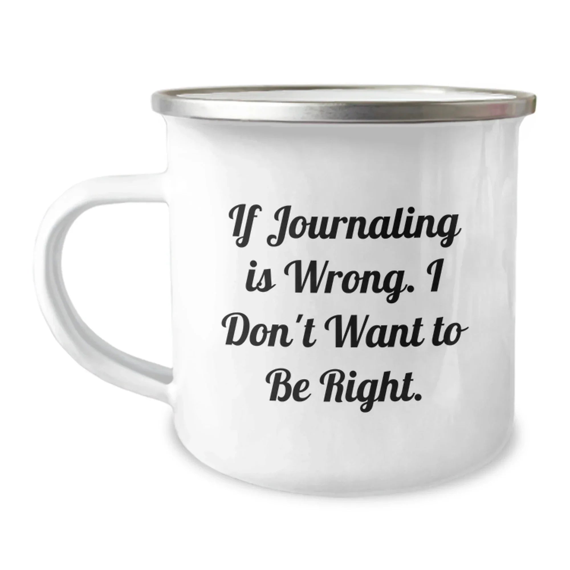 Funny Journaling Camping Mug Gifts from Friends for Journaling Lovers on Christmas Unique
