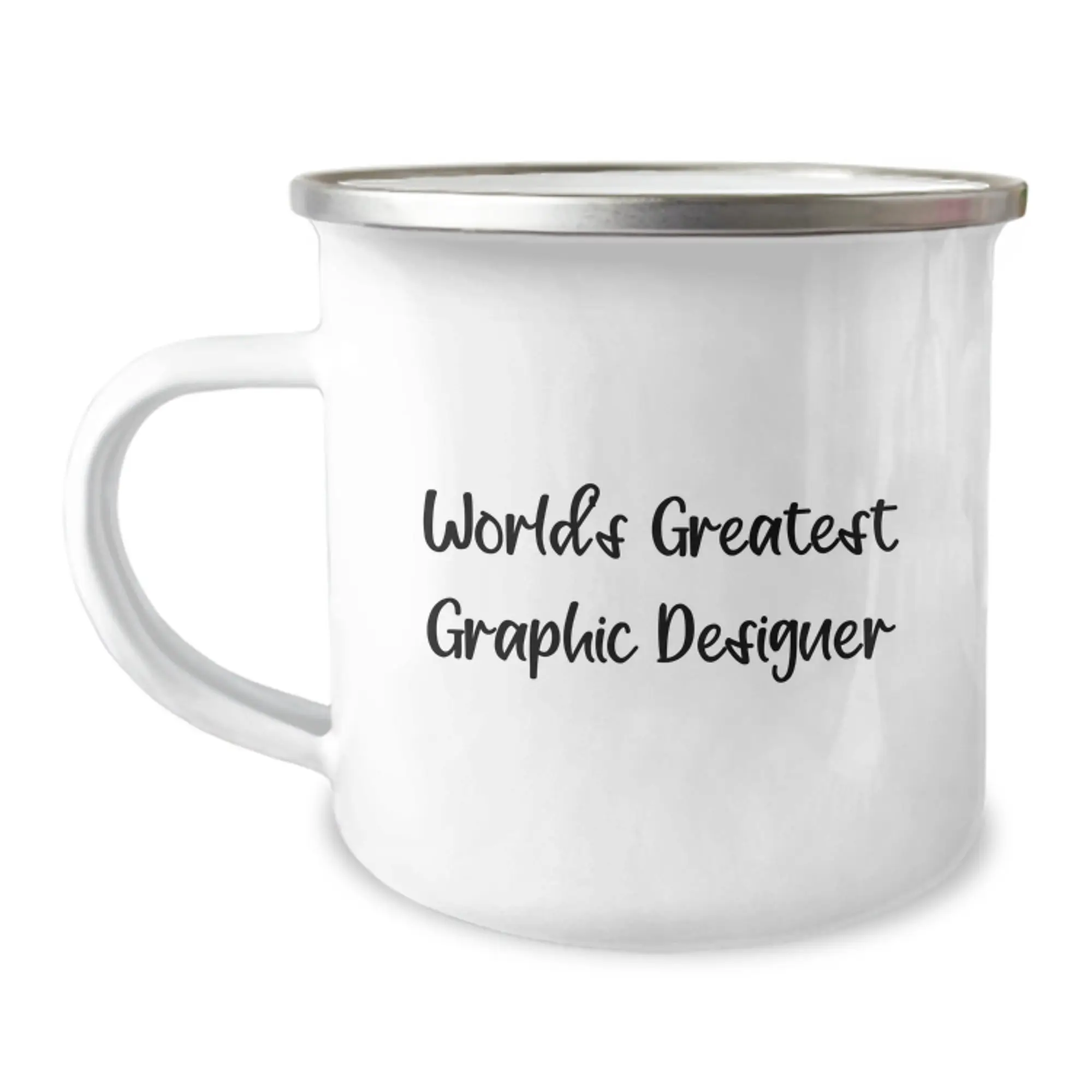 World's Greatest Graphic Designer Funny Gift for Men Camping Mug, Unique Father's Day Unique Gifts from Family to Graphic Designer - Image 1