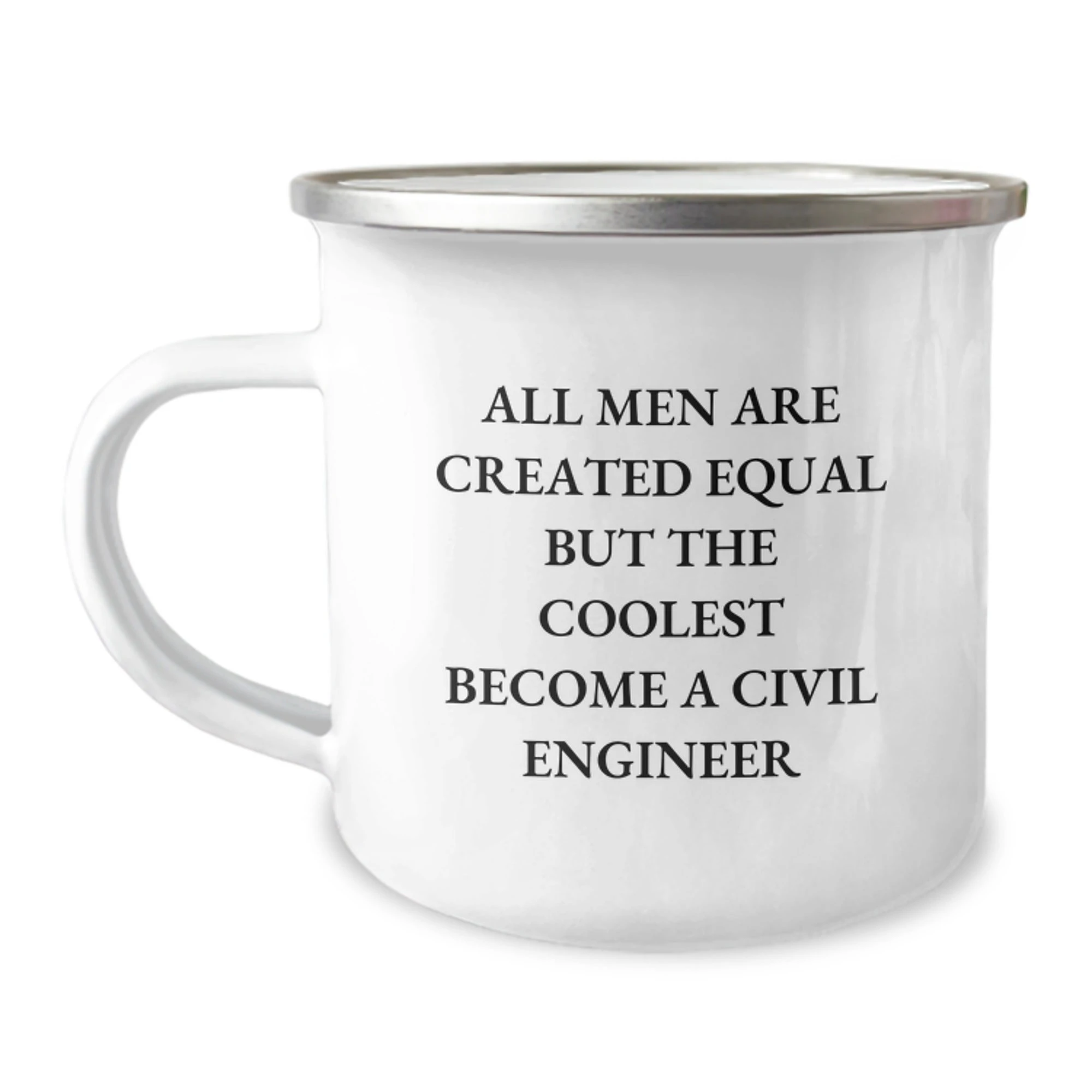 Funny Civil Engineer Gifts from Mom - Mother's Day Unique Camping Mug for Dad's Love of Engineering and Adventure - Image 1