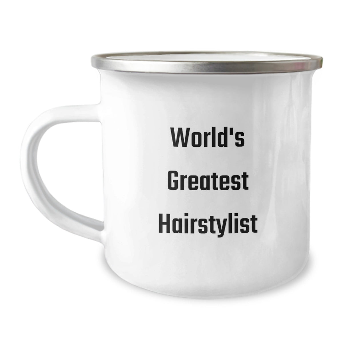 Hairstylist Gift for Him World's Greatest Keepsake Camping Mug - Image 1