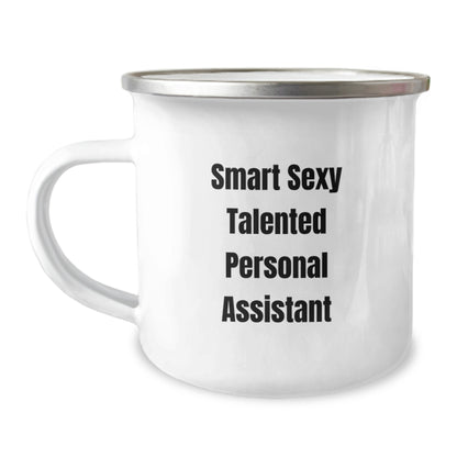 Funny Personal Assistant Gifts from Friends - Campsites Graduation Unique Gifts for Smart Sexy Talented Personal Assistants - Camping Mug - Image 1