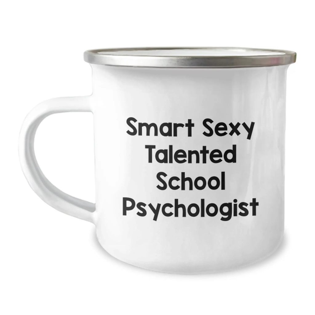 Funny School Psychologist Gifts from Friends for Graduation Unique Camping Mug - Image 1