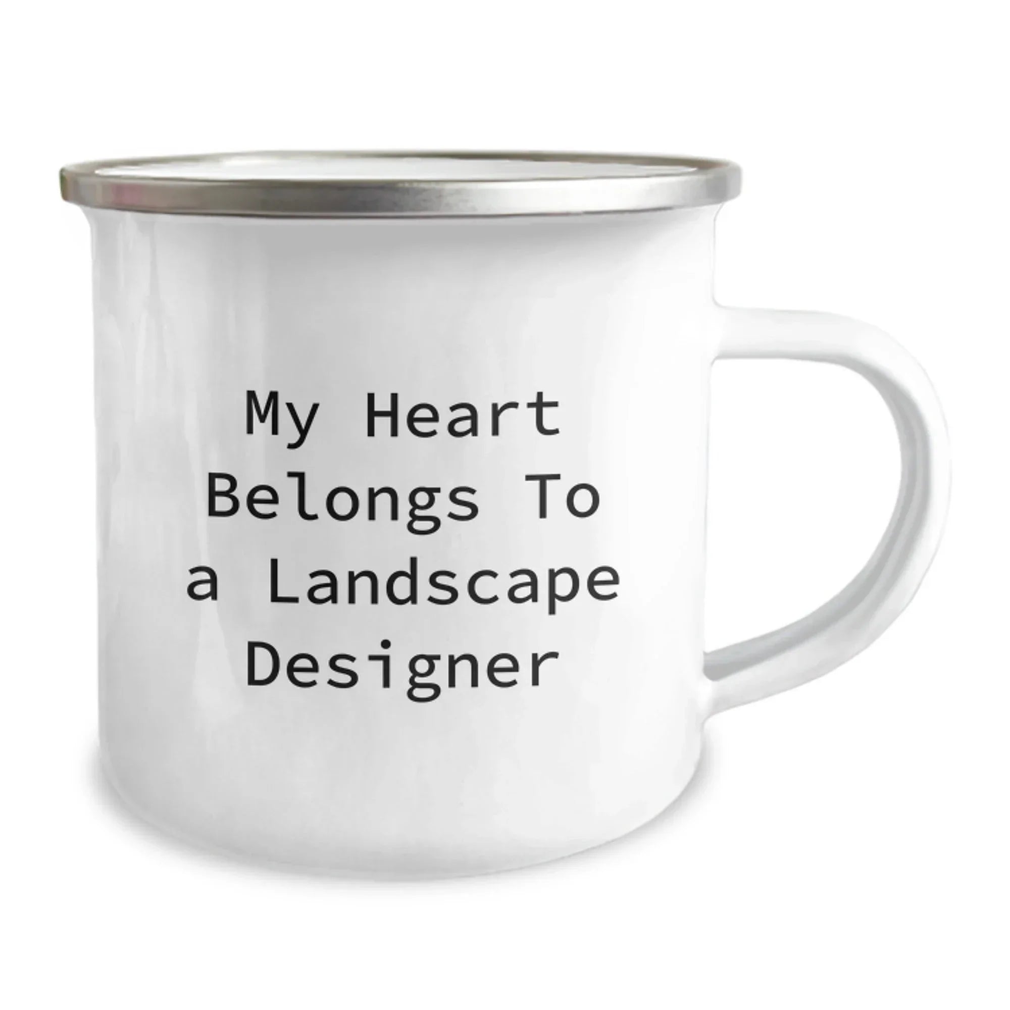 Funny Gifts for Landscape Designers, 'My Heart Belongs To A Landscape Designer' Christmas Unique Gifts from Friends to Landscape Designers