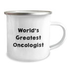 Funny World's Greatest Oncologist Gifts from Friends and Family for Birthday Unique Camping Mugs - Oncologist Lover Gifts - Image 2