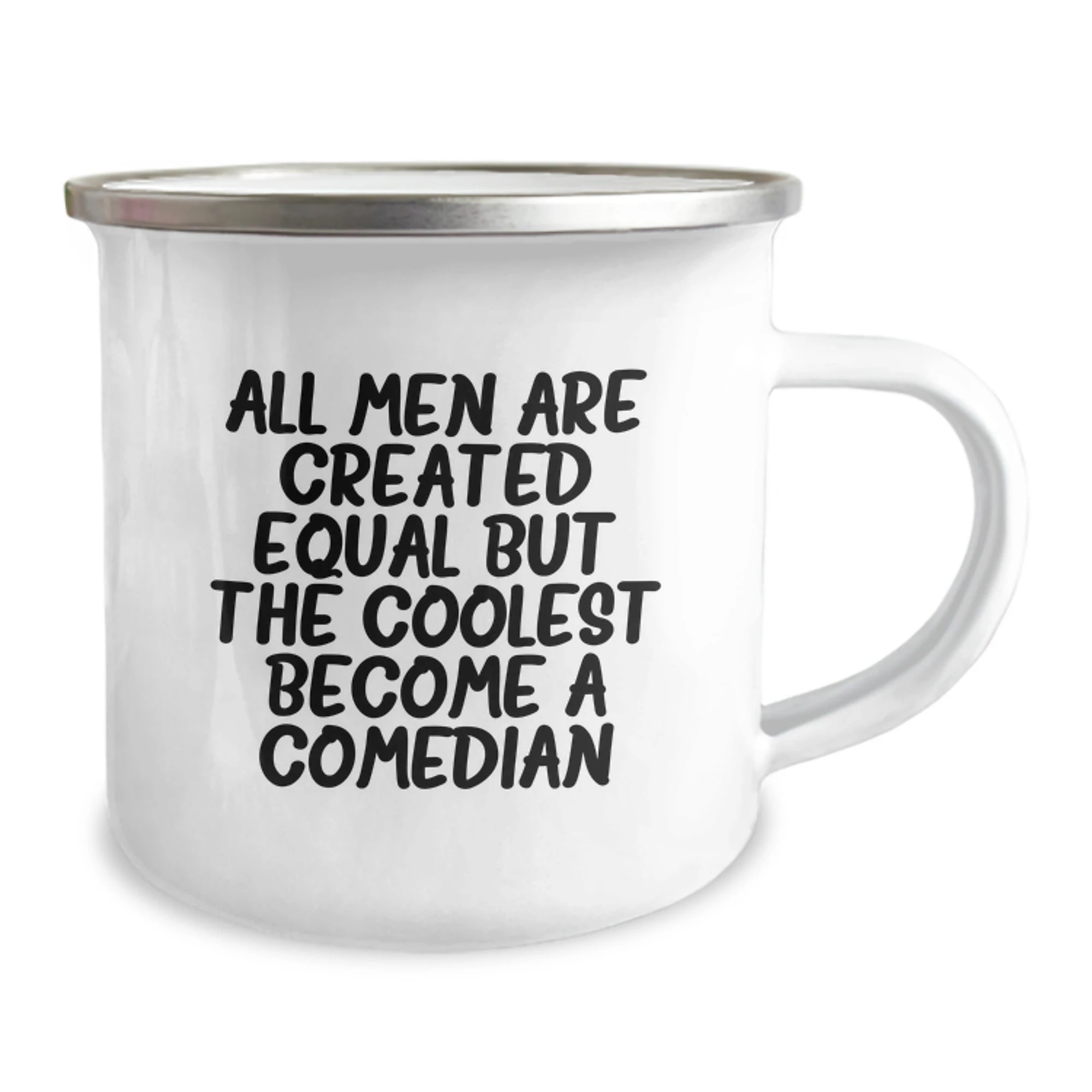 Funny Comedian Quotes Gifts from Men to Comedian Friends - Mother's Day Unique Camping Mug, Funny Comedian Sayings Gifts for Comedian Lovers - Image 2