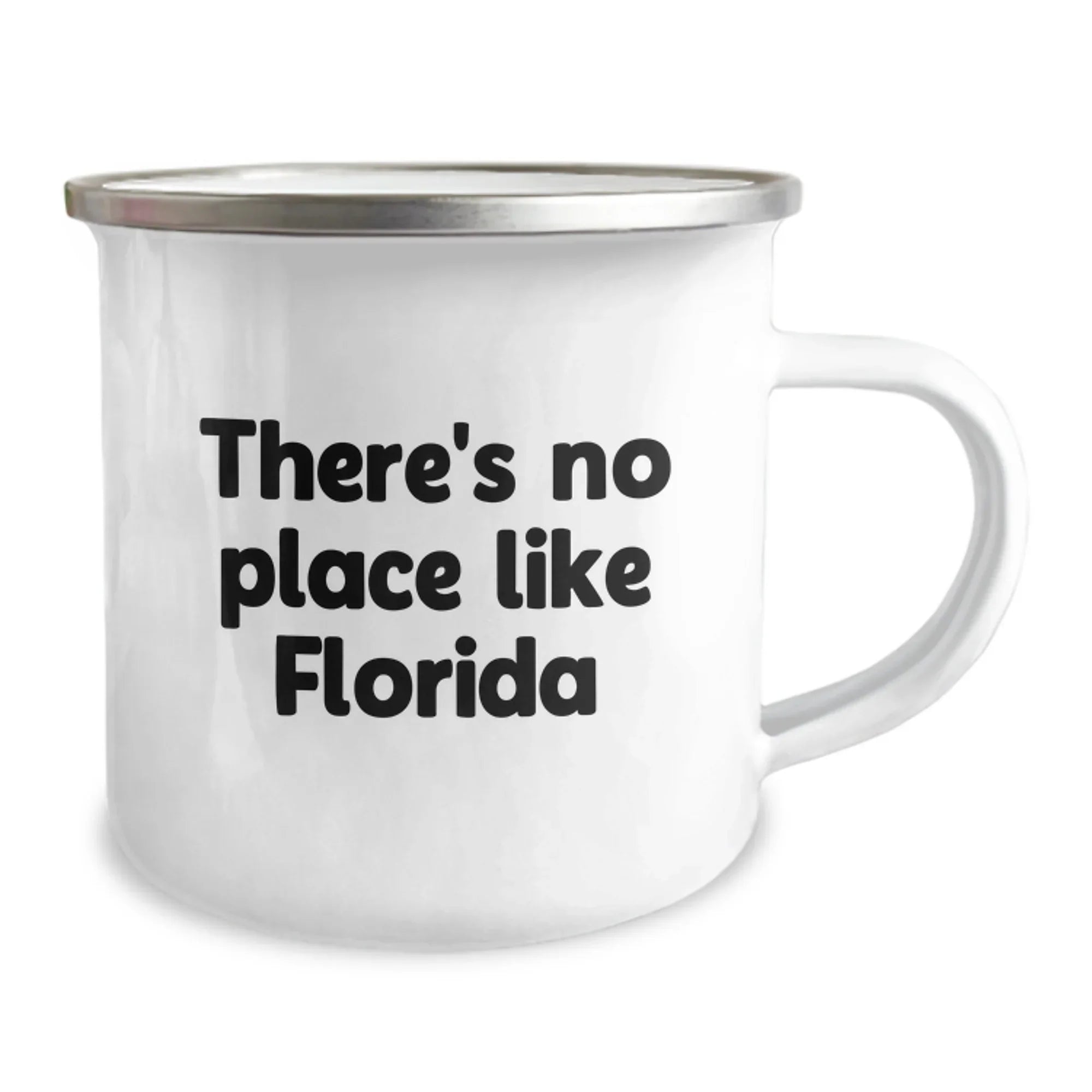 Funny Florida Gifts from Men to Women - Christmas Unique Gifts for Florida Lovers - Camping Mug with There's No Place Like Florida Quote