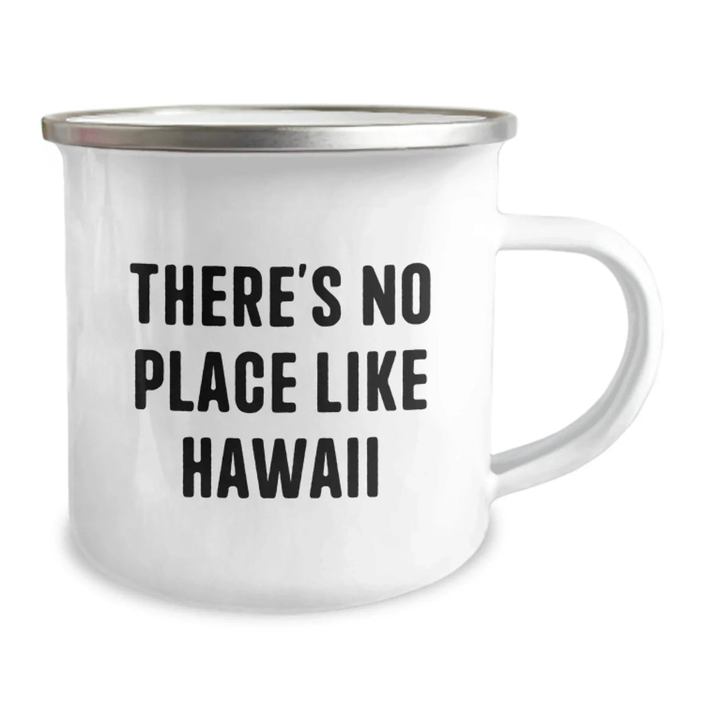 Aloha from Hawaii Gifts for Men and Women, Funny Camping Mug, There's No Place Like Hawaii Christmas Unique Gifts, Gifts from Family and Friends