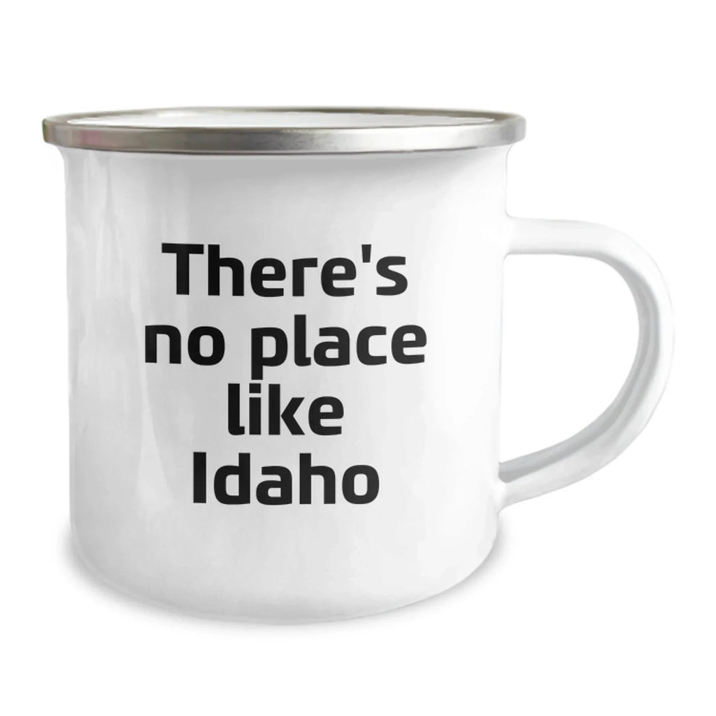 Unique Idaho Camping Mugs for Men, Funny Gifts from Friends, Inspirational Idaho State Quirks
