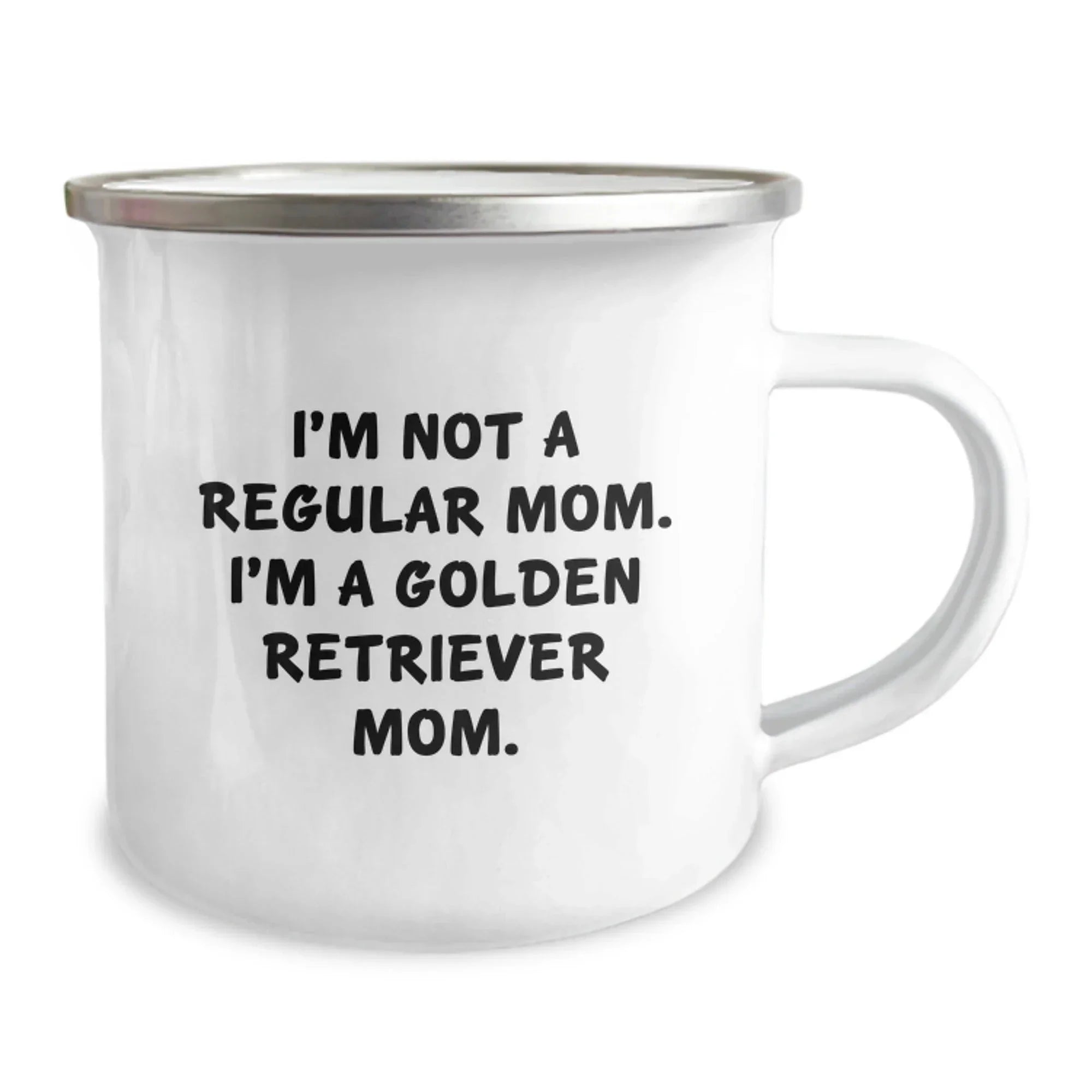 Funny Golden Retriever Mom Camping Mug Gifts for Dog Lovers Birthday Unique Presents from Friends Family