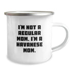 Havanese Dog Lover Gifts from Mom, Funny Camping Mug for Havanese Dog Mom, Unique Christmas Unique Gifts for Havanese Dog Enthusiasts