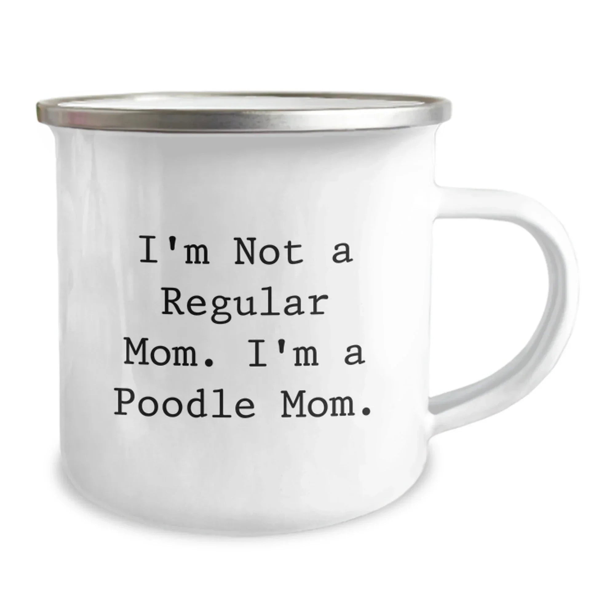 Funny Poodle Dog Gifts for Mom, Poodle Mom Camping Mug - Gifts from Family, Unique Christmas Unique Gifts