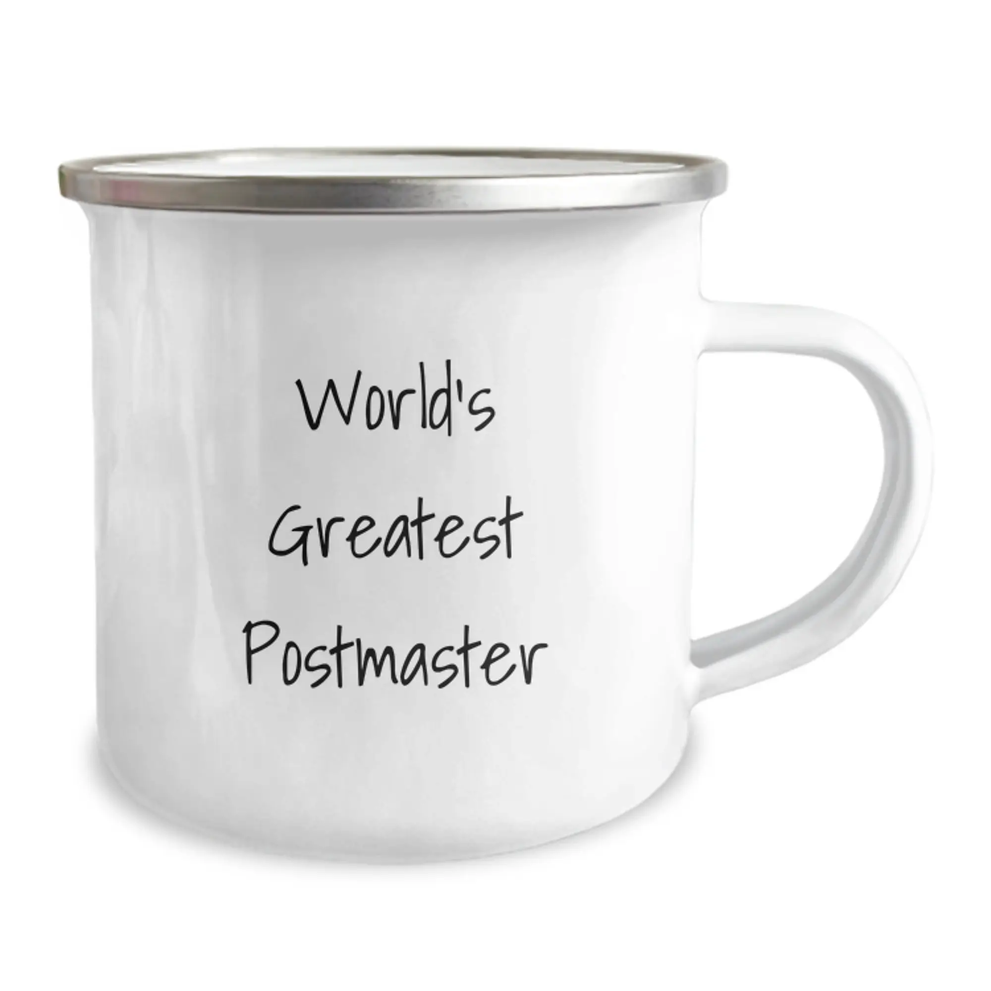 Funny World's Greatest Postmaster Gifts from Friends for Postmaster Stainless Steel Camping Mug - Unique Valentine's Unique Gifts - Image 2