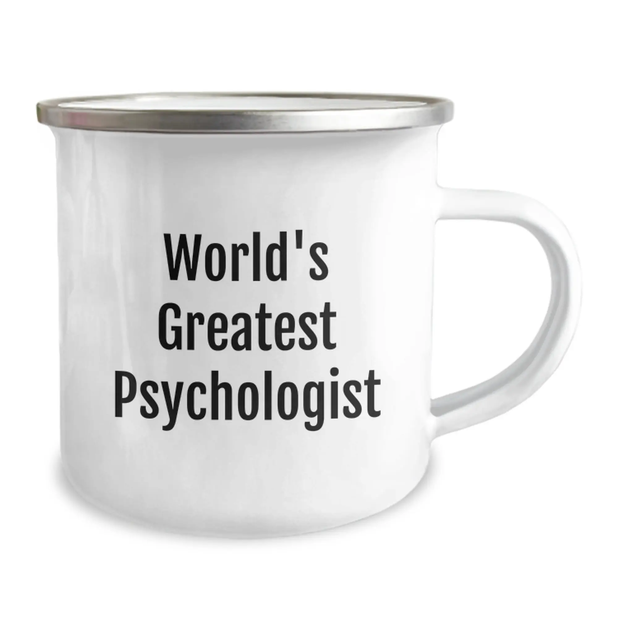 Funny Psychologist Gifts for Him - World's Greatest Psychologist Camping Mug, Unique Graduation Gifts from Friends to Men - Image 2
