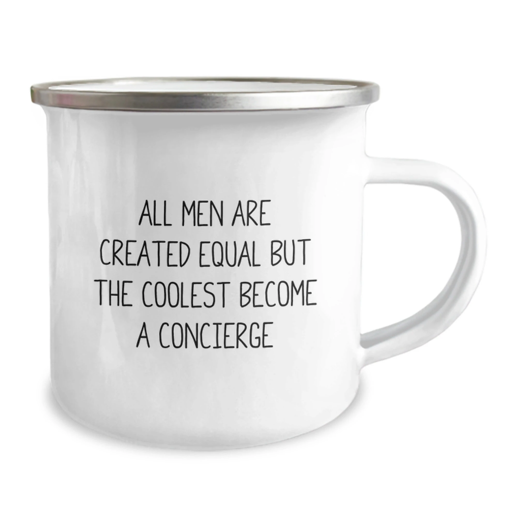 Concierge Gifts for Men, Funny Camping Mug, Valentine's Unique Gifts from Men, Camping Mug for Concierge - Image 2