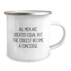 Concierge Gifts for Men, Funny Camping Mug, Valentine's Unique Gifts from Men, Camping Mug for Concierge - Image 2