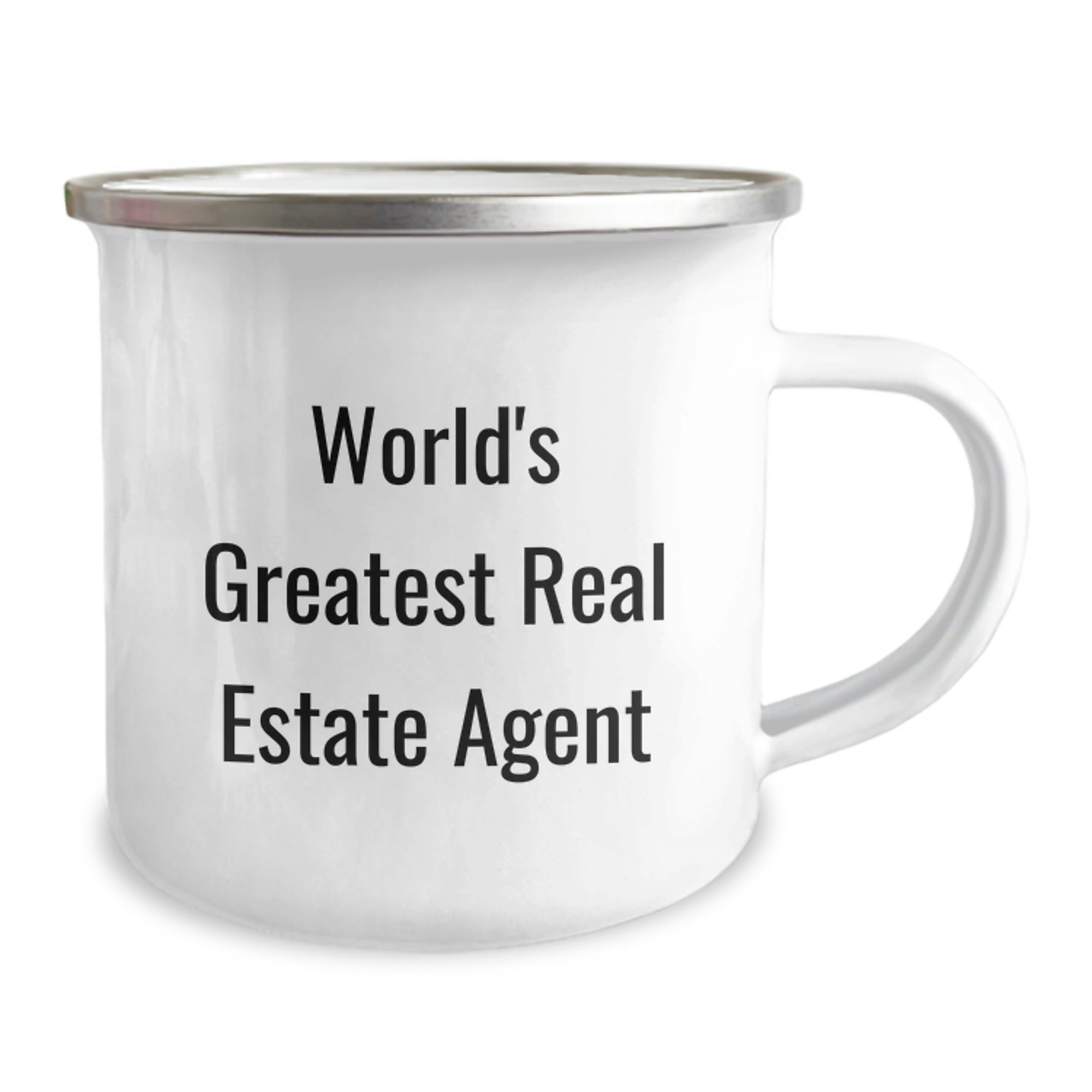 Real Estate Agent Funny Camping Mug - 'World's Greatest Agent' Gifts from Men to Real Estate Agent Friends Valentine's Unique Gifts - Image 2
