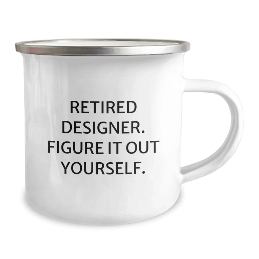 Unique Christmas Unique Gifts for Designer Friends from Men - Funny Camping Mug
