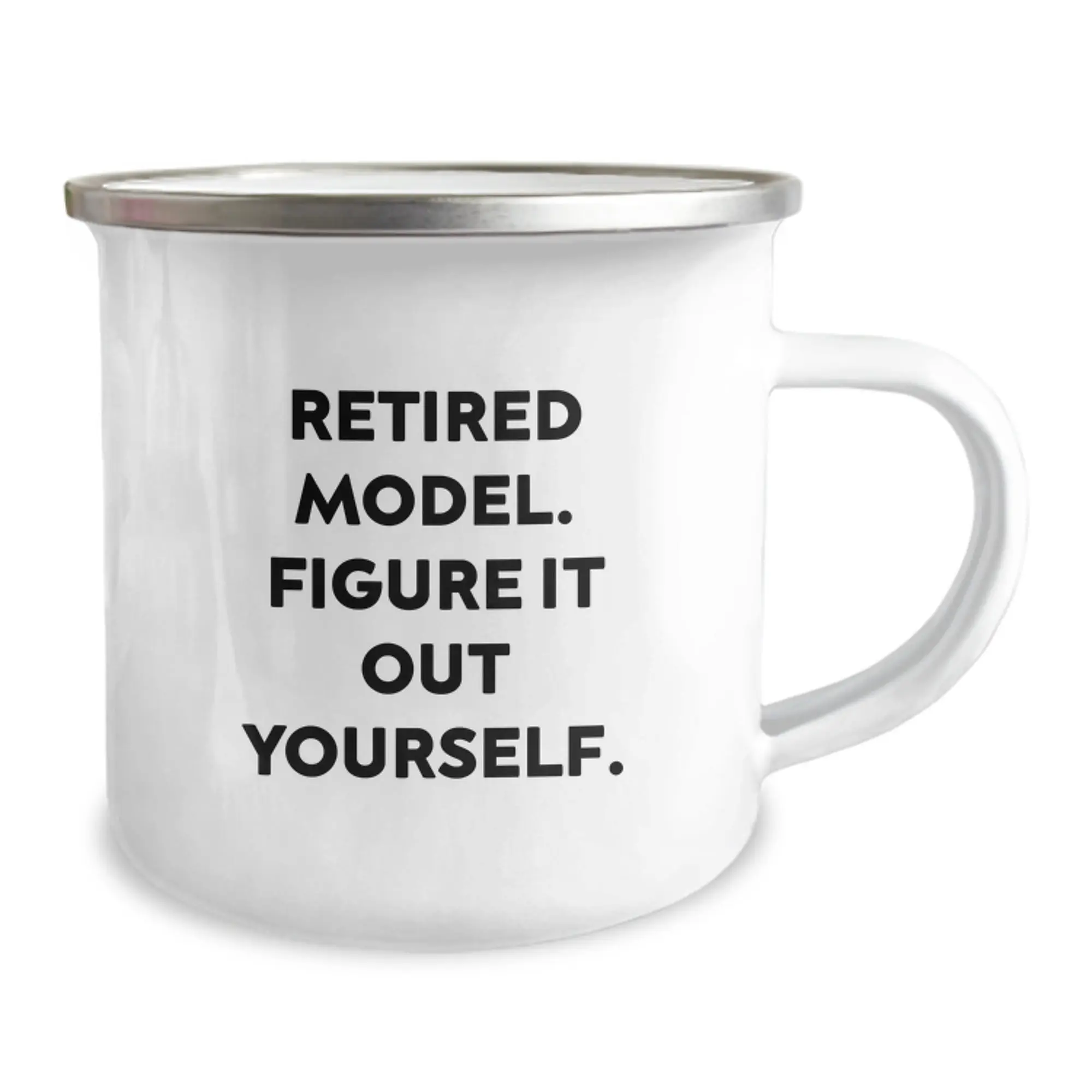 Funny Model Gifts for Him - Unique Graduation Gifts from Friends - Model Lover Camping Mug - Image 2