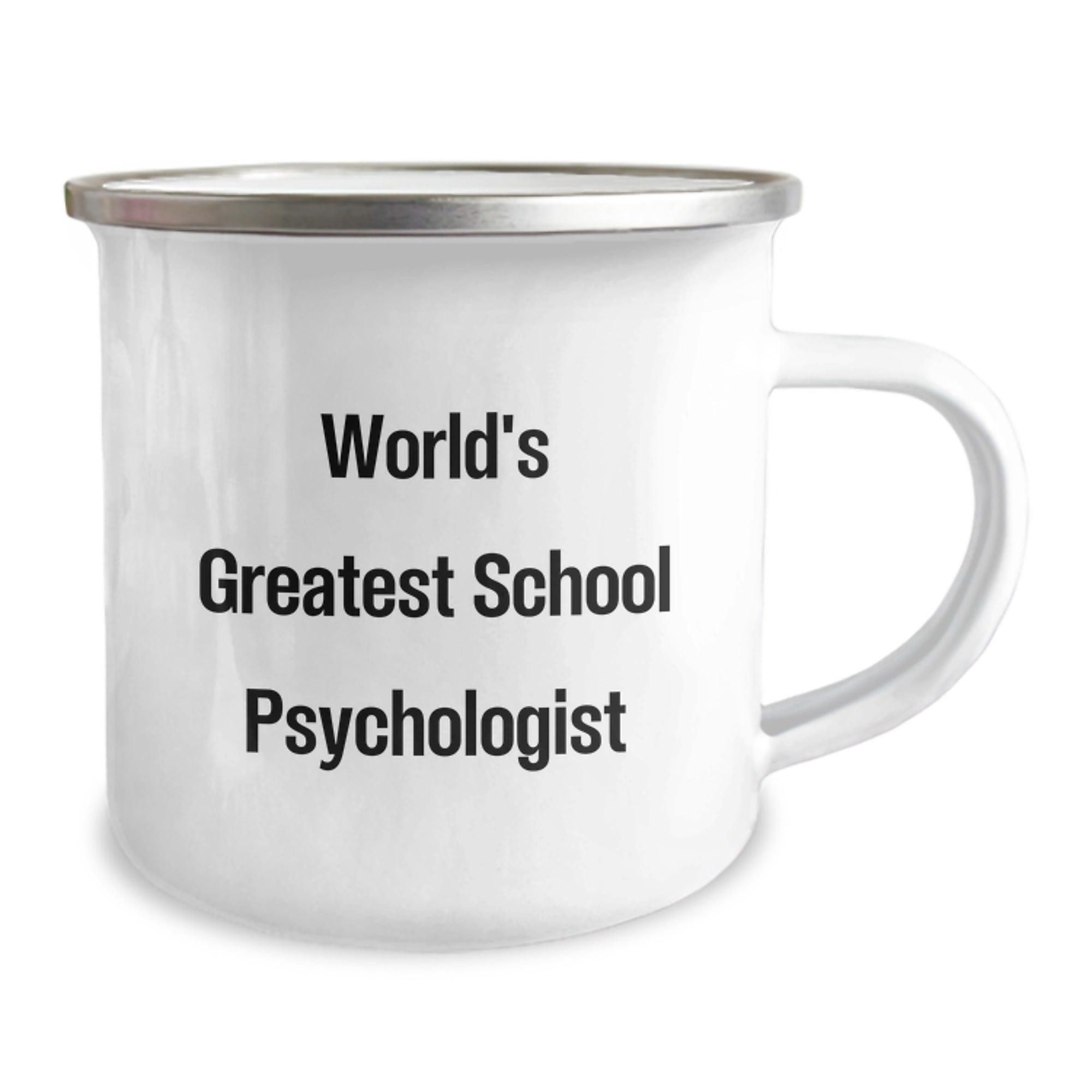 Funny School Psychologist Gifts for Birthday - World's Greatest School Psychologist Camping Mug, Gifts from Friends to Family, 12 oz Stainless Steel - Image 2