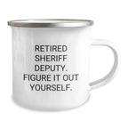 Funny Sheriff Deputy Gifts for Christmas Unique Mugs - Gifts from Men to Sheriff Deputy Friends