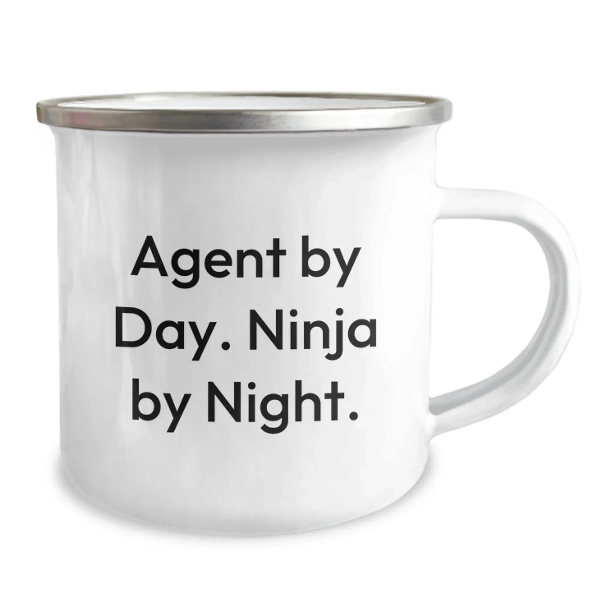 Agent By Day Funny Christmas Unique Gifts for Agent Men Stainless Steel Camping Mug - Agent Gifts from Men to Men