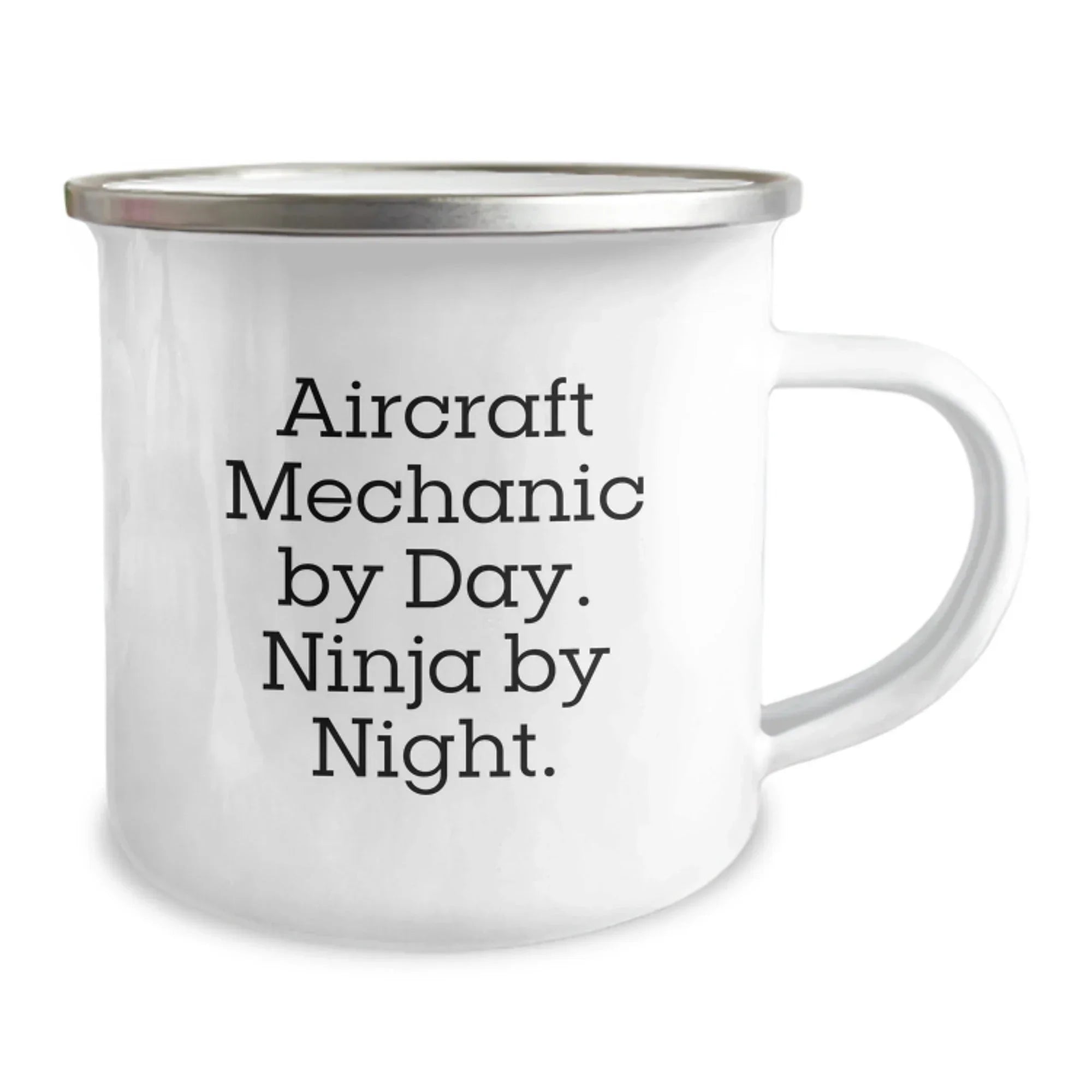 Aircraft Mechanic Gifts for Christmas Unique from Men, Funny Quote - Camping Mug for Him