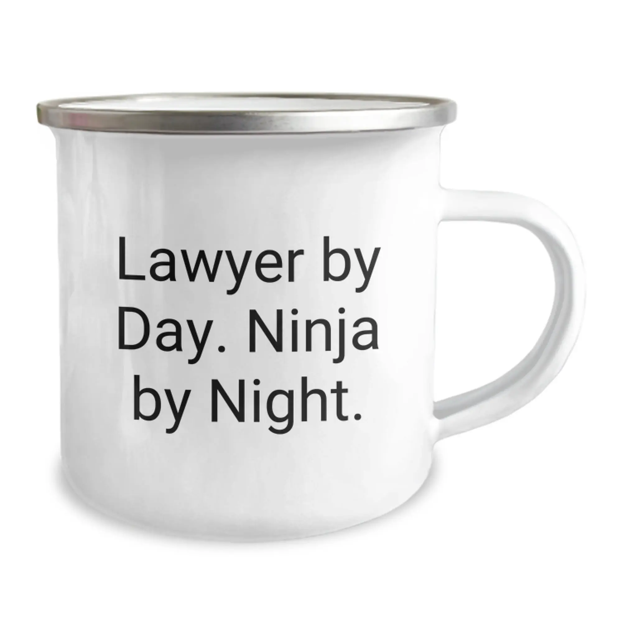 Funny Lawyer Gifts from Friends for Graduation Unique Lawyer By Day Ninja By Night Camping Mugs - Image 2