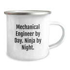 Mechanical Engineer Humor Gifts from Men to Friends - Camping Mug for Christmas Unique Presents