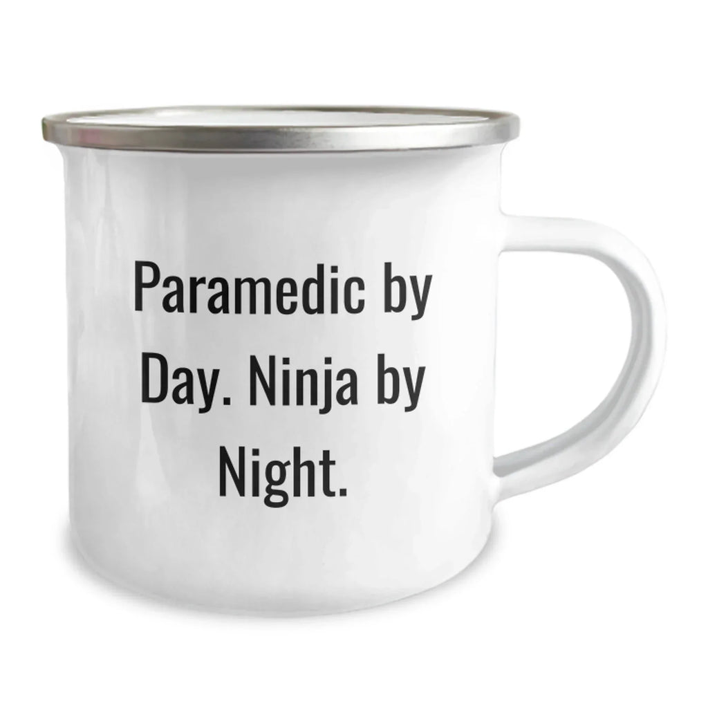 Rescue Worker Gifts for Men Funny Camping Mug Rescue Worker By Day Ninja By Night Christmas Memorable Presents