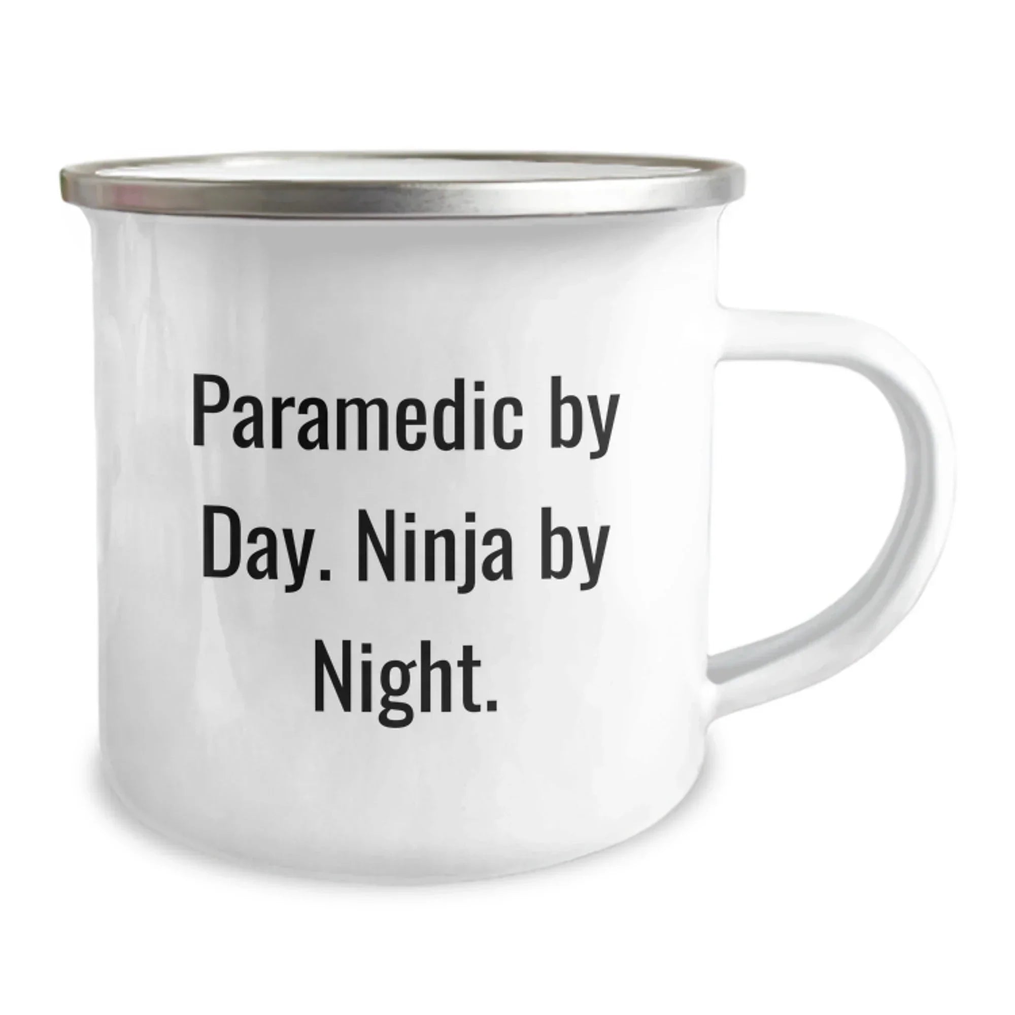 Rescue Worker Gifts for Men Funny Camping Mug Rescue Worker By Day Ninja By Night Christmas Memorable Presents