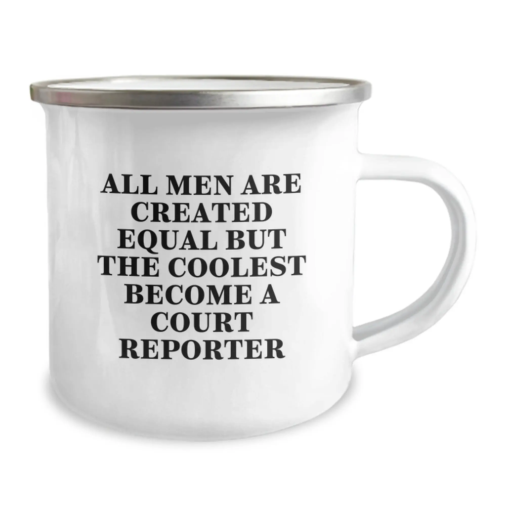 Funny Court Reporter Gifts for Men from Friends - Camping Mug Graduation Unique Ideas - Image 2