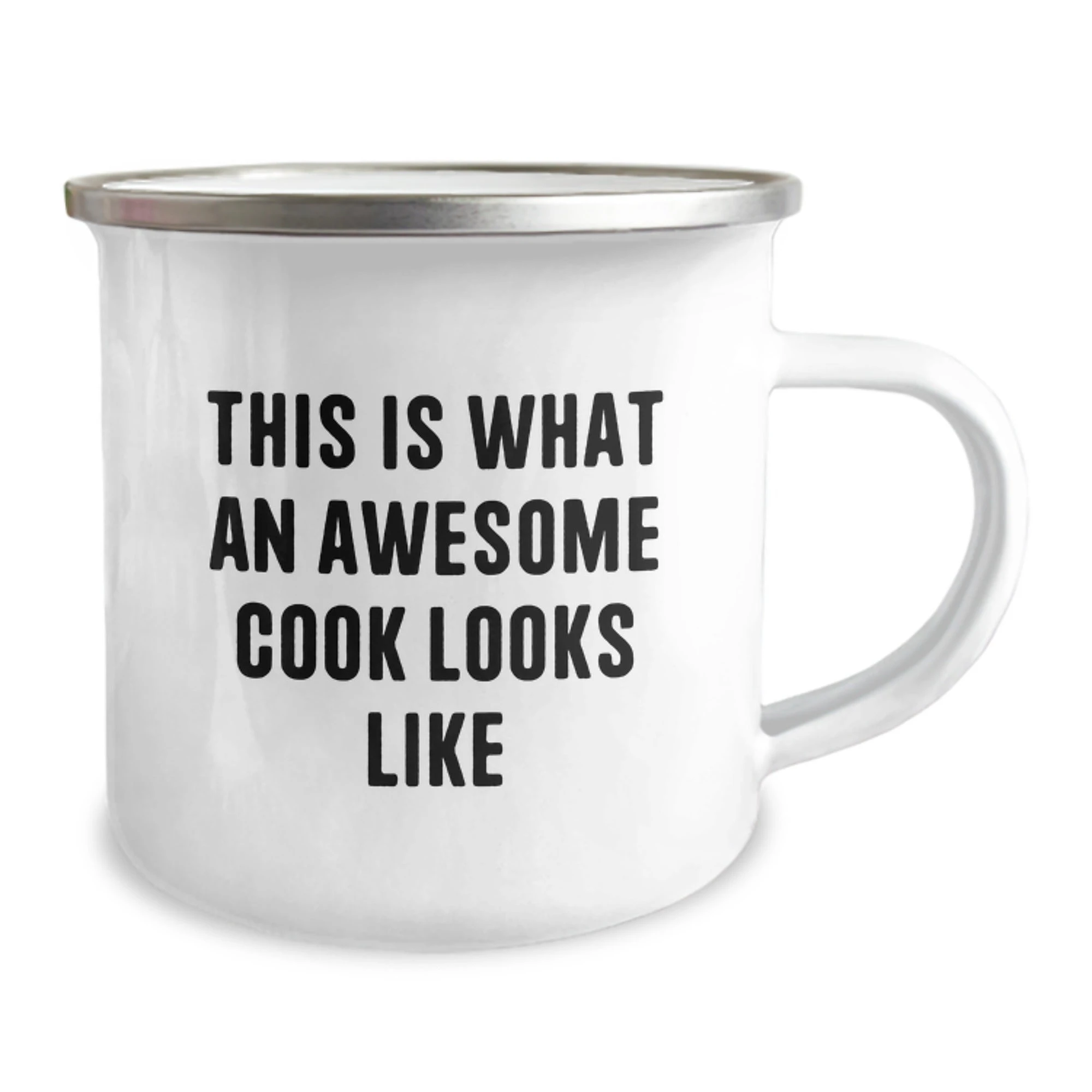 Funny Camping Mugs for Cook Enthusiasts Gifts from Friends and Family, This Is What An Awesome Cook Looks Like, Christmas Unique Gifts for Men and Women
