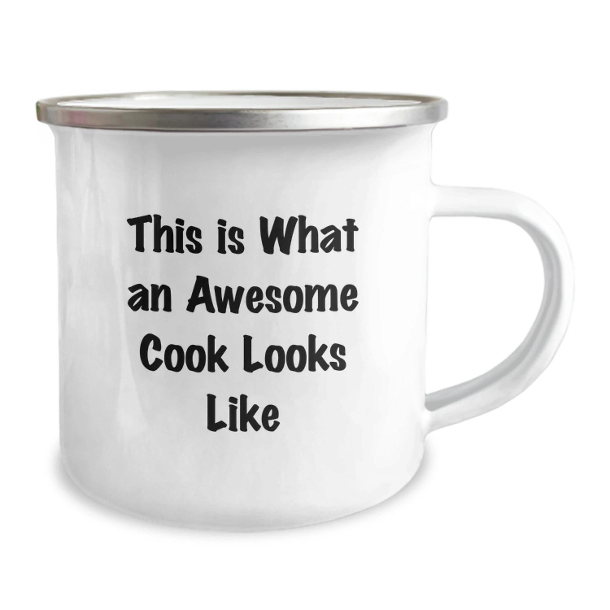 Funny Camping Mug for Cook Gifts, Perfect Inspirational Quote, Gifts from Friends for the Awesome Cook Men