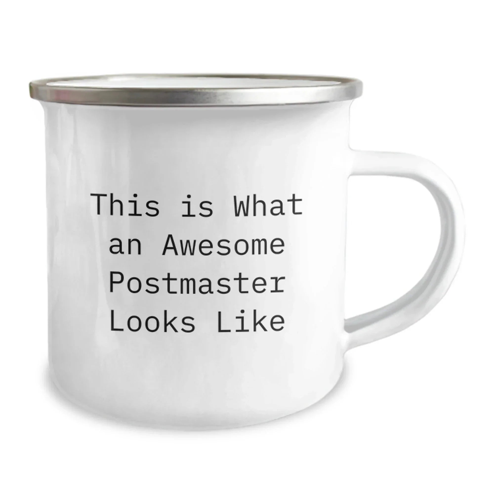 Funny Postmaster Gifts, This Is What An Awesome Postmaster Looks Like, Camping Mug for Graduation from Family, Friends, or Coworkers