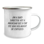 Funny Band Director Christmas Unique Gifts from Friends and Family - 'I'm A Band Director. Not A Magician But I Can See Why You Might Be Confused.' Camping Mug for Men and Women