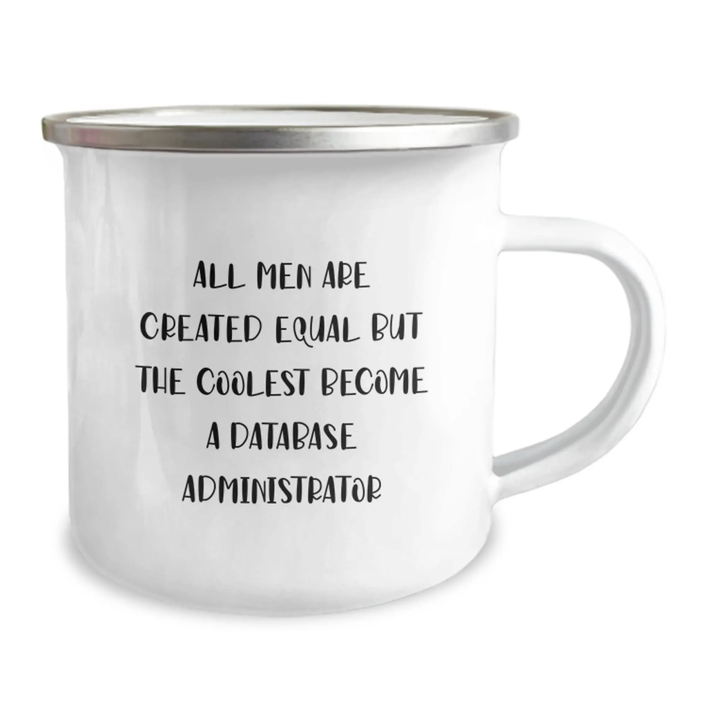 Birthday Gift for Her Database Administrator Camping Mug Present - Image 2