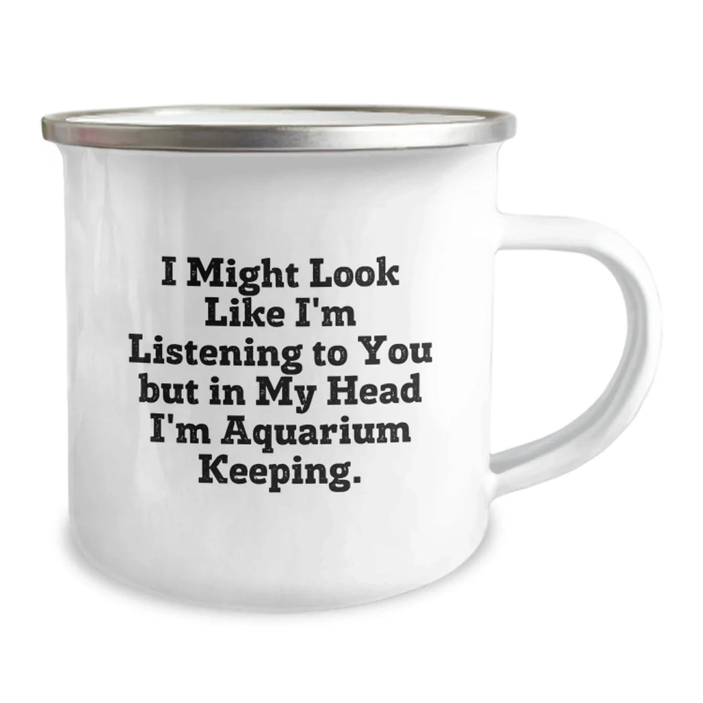 Funny Aquarium Keeping Gifts for Men, Unique Christmas Unique Gifts from Friends to Aquarium Keeping Enthusiasts, Funny Camping Mug