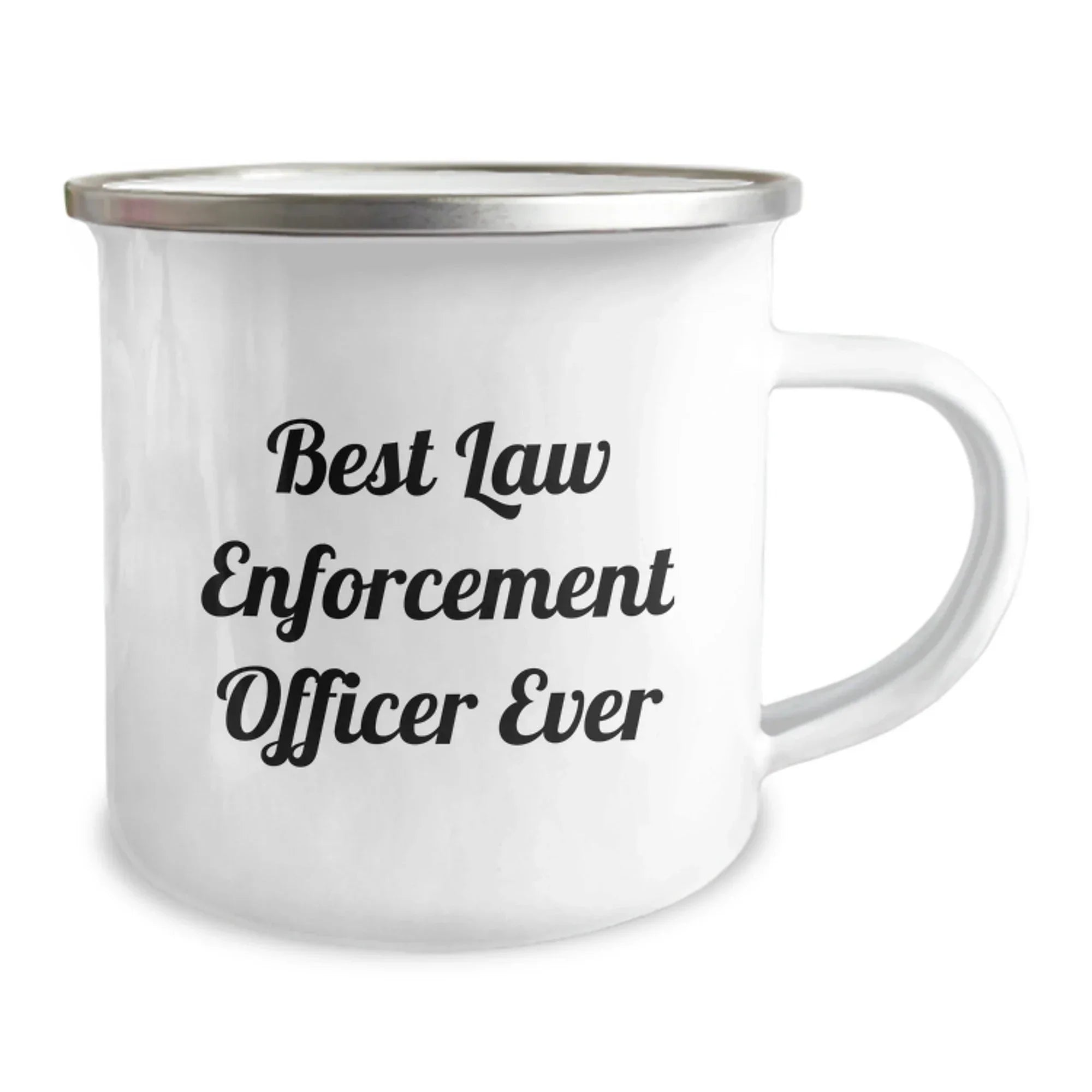 Funny Best Law Enforcement Officer Ever Gifts from Men to Law Enforcement Officer Camping Mug, Graduation Unique Gifts for Law Enforcement Officer