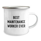 Funny Gifts for Maintenance Worker, Best Maintenance Worker Ever Mug, Christmas Unique Gifts from Friends or Family