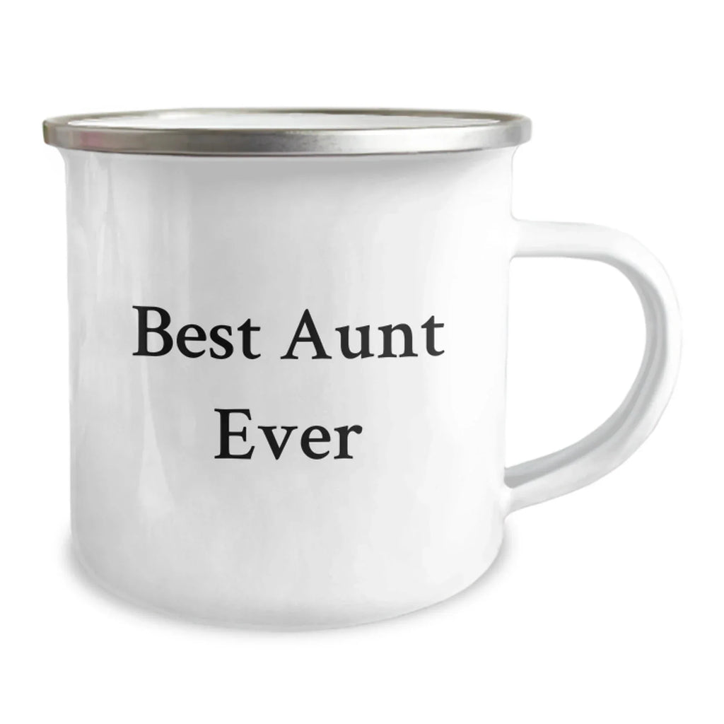 Best Aunt Ever Funny Camping Mug Gifts from Family on Valentine's