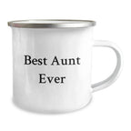 Best Aunt Ever Funny Camping Mug Gifts from Family on Valentine's