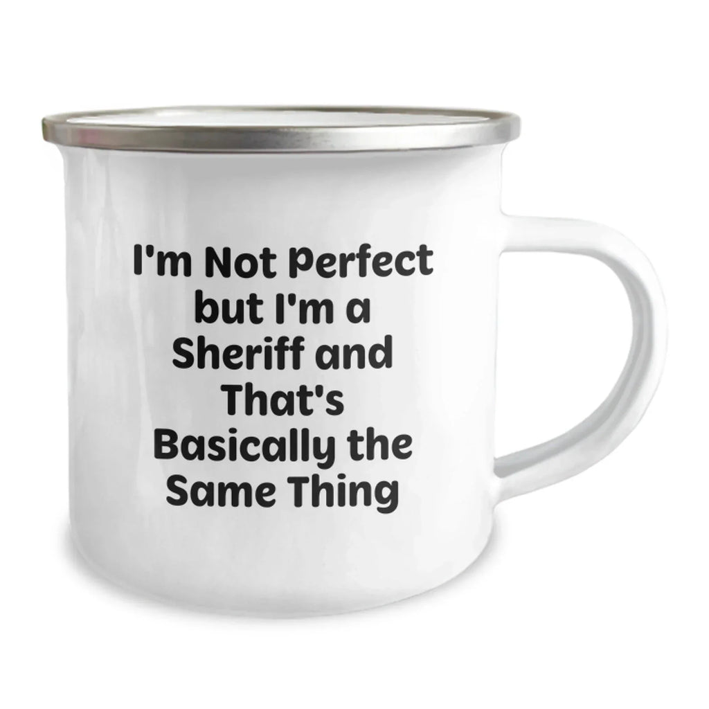 Funny Sheriff Mug Gifts for Friends and Family, Perfect Camping Mug for Men and Women, Unique Christmas Unique Gifts from the Office