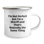Funny Sheriff Mug Gifts for Friends and Family, Perfect Camping Mug for Men and Women, Unique Christmas Unique Gifts from the Office