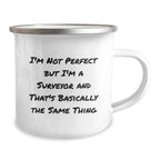 Funny Surveyor Gifts for Friends, Camping Mug - A Humorous Mug for Surveyors, Perfect for Surveyor Christmas Unique Gifts from Friends