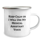 Birthday Gift for Her Medical Assistant Camping Mug Present Surprise - Image 2