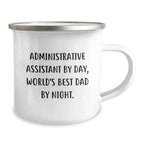 Administrative Assistant Gifts, Camping Mug, Funny Quote, Graduation Unique Gifts from Family, Gifts for Administrative Assistant